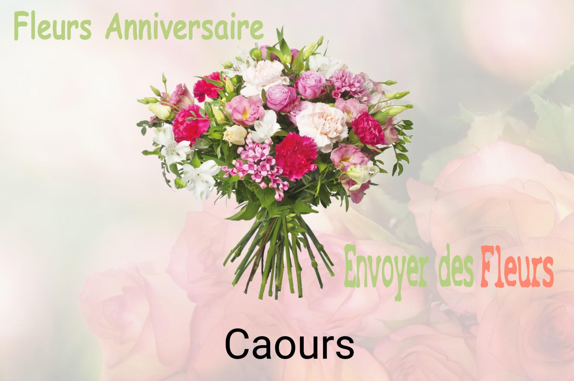 Bouquet de fleurs d’anniversaire livré à Caours